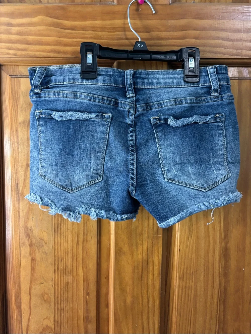 Distressed Denim Shorts